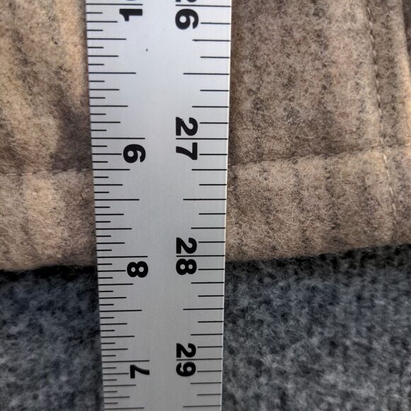 Woolrich Women's Wool Blend Knit Jacket Tan Oatmeal XL Zipped Pockets - Picture 13 of 14